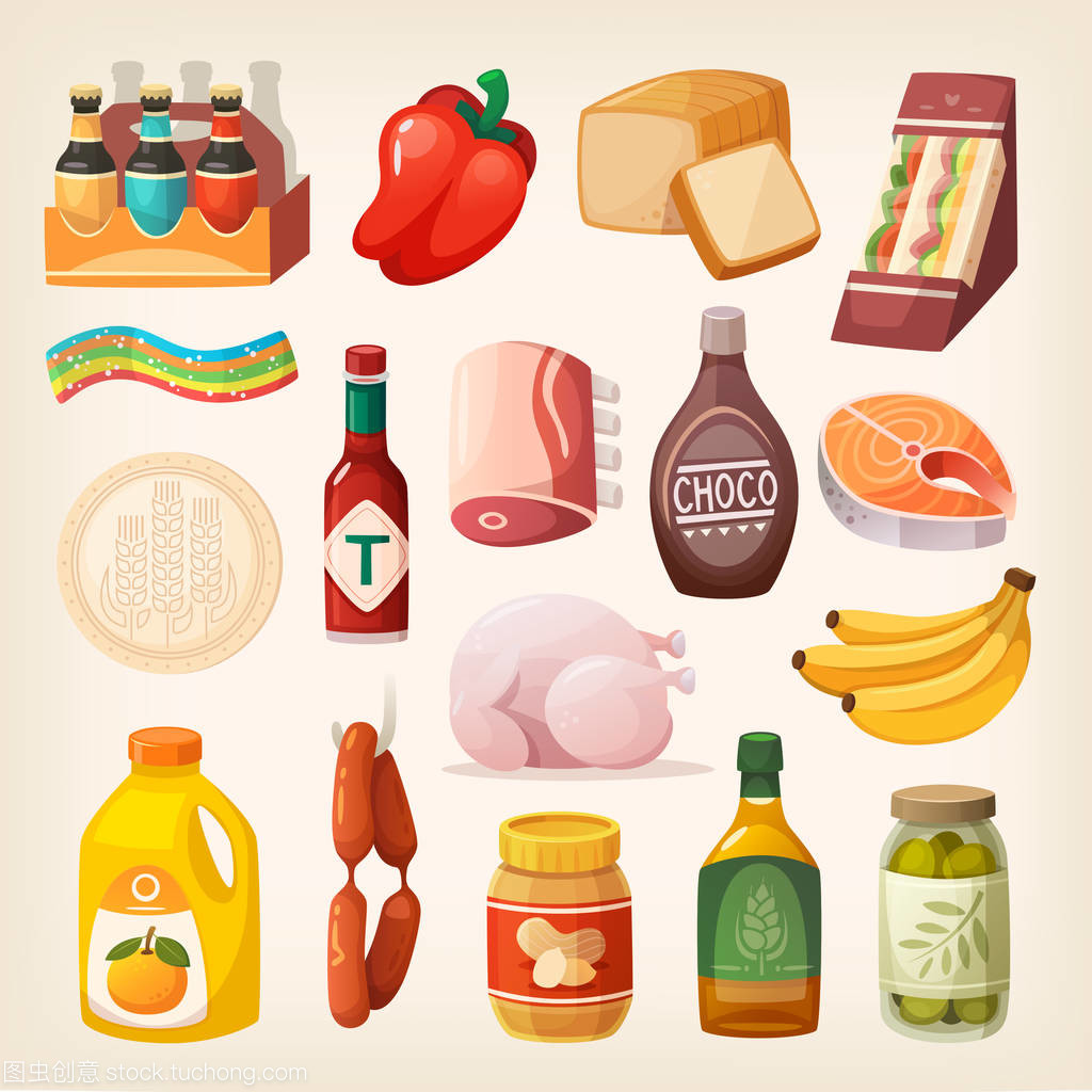 食品產品圖標